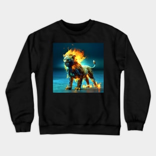 Fire Lion Version 1 Crewneck Sweatshirt